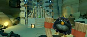 'Angry Birds VR' game screenshot