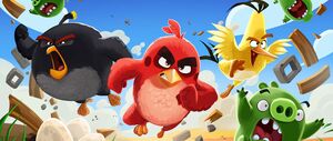 'Angry Birds VR' game screenshot