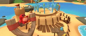 'Angry Birds VR' game screenshot