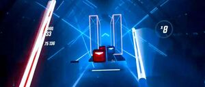 'Beat Saber' game screenshot