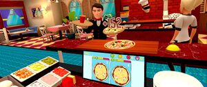 'Clash of Chefs VR' game screenshot