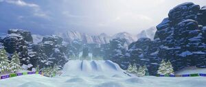 'Fancy Skiing 2' game screenshot