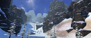'Fancy Skiing 2' game screenshot
