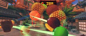 'Fruit Ninja VR' game screenshot