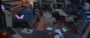 'Oculus First Contact' game screenshot