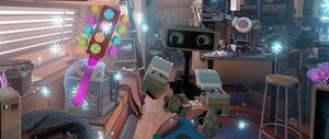'Oculus First Contact' game screenshot
