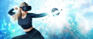 'PowerBeats VR' game screenshot