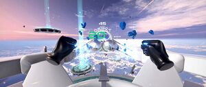 'PowerBeats VR' game screenshot