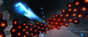'Racket NX' game screenshot