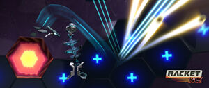 'Racket NX' game screenshot