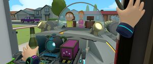 'Rick and Morty' game screenshot