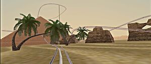'Roller Coaster Egypt' game screenshot
