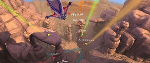 'RUSH' game screenshot