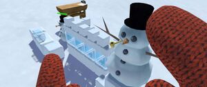 'Snow Fortress' game screenshot