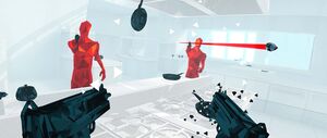 'SUPERHOT VR' game screenshot