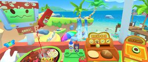 'Vacation Simulator' game screenshot